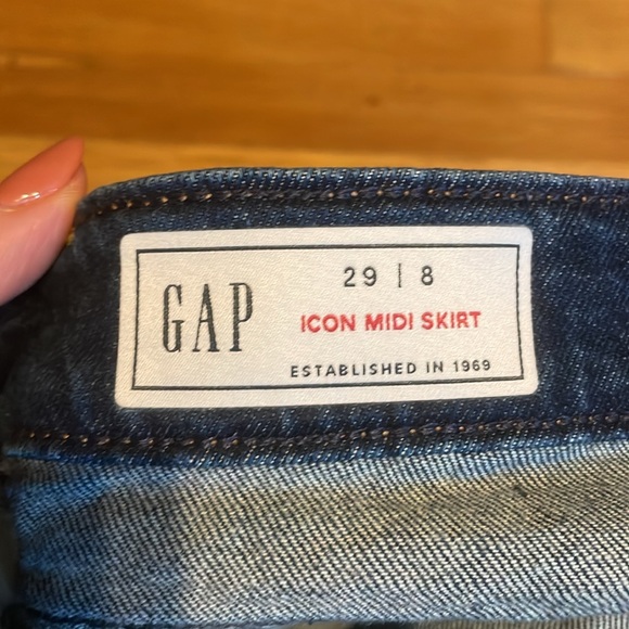 Gap denim midi skirt - Picture 2 of 3